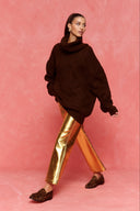 karavan fall winter 26' collection elisa knitted sweater brown