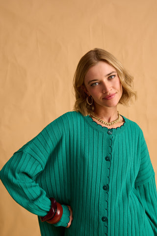 karavan clothing fashion fall winter 25 homecoming krvn collection cherith knitted shirt green