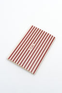 karavan planet fall winter 26' collection notebook paper burgundy stripes