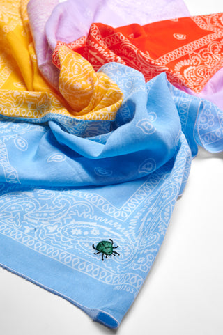 karavan clothing fashion spring summer 26 nai vera's day collection nyota bandana light blue green red