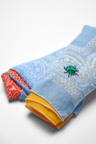 karavan clothing fashion spring summer 26 nai vera's day collection nyota bandana light blue green red