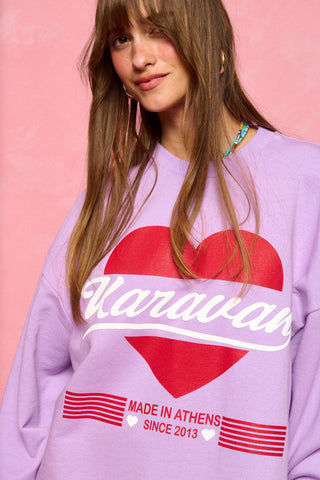 karavan clothing fashion spring summer 26 nai collection ophelia sweatshirt lilac