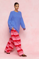 karavan fall winter 26' collection orenda sweatpants pink red lines