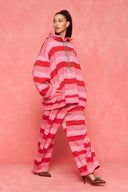 karavan fall winter 26' collection zendaya hoodie pink red lines