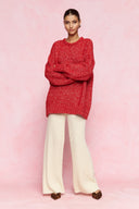 karavan fall winter 26' collection orlanda knitted trousers ivory