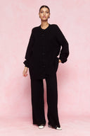 karavan fall winter 26' collection orlanda knitted trousers black