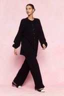 karavan fall winter 26' collection orlanda knitted trousers black