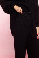 karavan fall winter 26' collection orlanda knitted trousers black