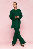 karavan fall winter 26' collection orlanda knitted trousers green