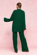 karavan fall winter 26' collection orlanda knitted trousers green