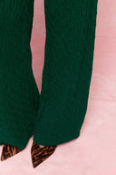 karavan fall winter 26' collection orlanda knitted trousers green