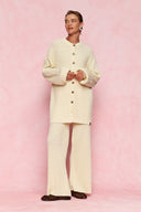 karavan fall winter 26' collection orlanda knitted trousers ivory