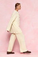 karavan fall winter 26' collection orlanda knitted trousers ivory