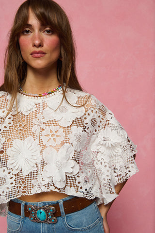 karavan clothing fashion spring summer 26 nai collection selena top lace white