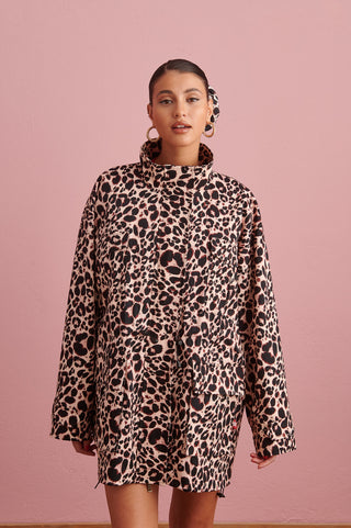 karavan clothing fashion spring summer 24 collection parker parka leopard