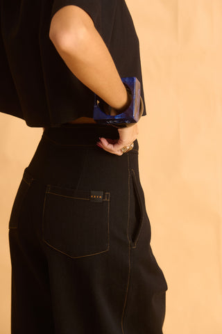 karavan clothing fashion fall winter 25 homecoming krvn collection paula trousers black