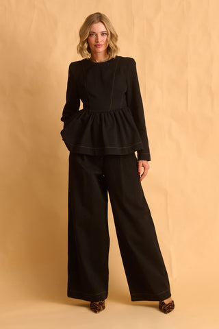 karavan clothing fashion fall winter 25 homecoming krvn collection marta top black