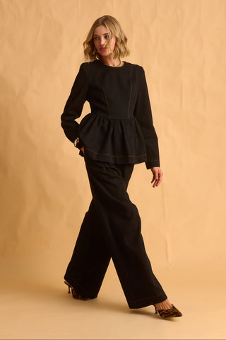 karavan clothing fashion fall winter 25 homecoming krvn collection paula trousers black