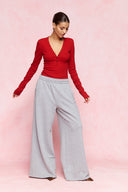 karavan fall winter 26' collection leanna top red