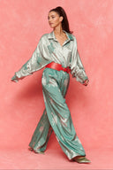 karavan fall winter 26' collection payton trousers mint floral