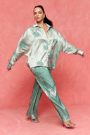 karavan fall winter 26' collection payton trousers mint floral