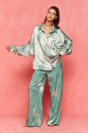 karavan fall winter 26' collection yiuli shirt mint satin