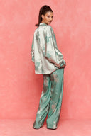 karavan fall winter 26' collection yiuli shirt mint satin