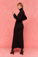 karavan fall winter 26' collection perry knitted dress black