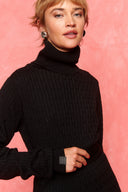 karavan fall winter 26' collection perry knitted dress black