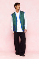 karavan men fall winter 26' collection marcus vest blue 
