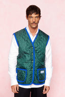 karavan men fall winter 26' collection marcus vest blue 