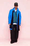 karavan men fall winter 26' collection cesar coat blue