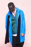 karavan men fall winter 26' collection cesar coat blue