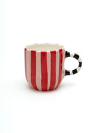 karavan planet fall winter 26' collection pink red stripes cup