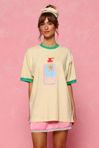 karavan clothing fashion planet homeware spring summer 26 nai collection sunscreen tee yellow energy
