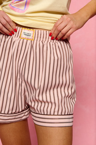 karavan clothing fashion planet homeware spring summer 26 nai collection pink stripes shorts