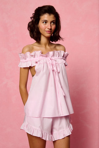 karavan clothing fashion planet homeware spring summer 26 nai collection top pink stripes