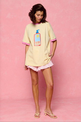 karavan clothing fashion planet homeware spring summer 26 nai collection sunscreen tee yellow crisis