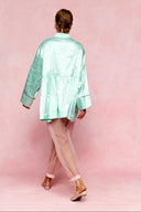 karavan loungewear planet fall winter 26' collection mare shirt aqua