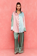 karavan fall winter 26' collection poema pants satin green