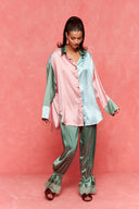 karavan fall winter 26' collection poema pants satin green