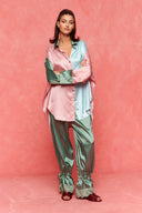 karavan fall winter 26' collection poema pants satin green