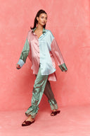 karavan fall winter 26' collection poema pants satin green