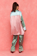 karavan fall winter 26' collection poema pants satin green