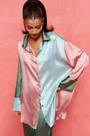 karavan fall winter 26' collection elodi shirt pink ciel stripes
