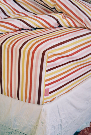 karavan clothing fashion fall winter 25 homecoming rookies collection kid fitted bed sheet multicolor stripes