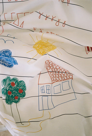 karavan clothing fashion fall winter 25 homecoming rookies collection baby duvet cover notebook blue red stripes