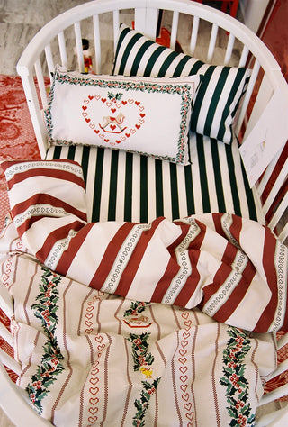 karavan clothing fashion fall winter 25 homecoming rookies collection baby duvet cover christmas red stripes