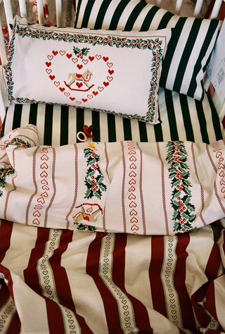 karavan clothing fashion fall winter 25 homecoming rookies collection baby duvet cover christmas red stripes