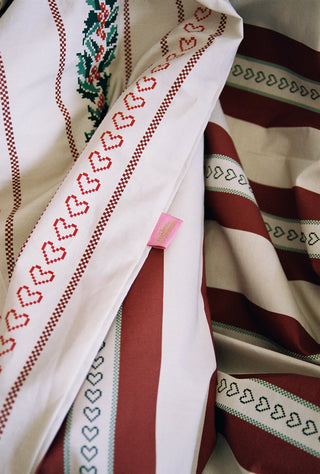 karavan clothing fashion fall winter 25 homecoming rookies collection baby duvet cover christmas red stripes